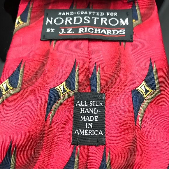 JZ Richards 100% Silk Navy Blue Textured Tie – Handcrafted in USA (Copy)