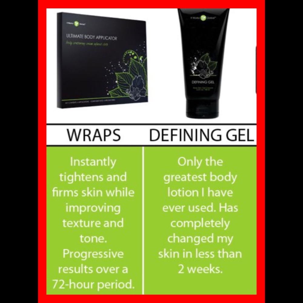 ONLY 4 IT Works Body wraps left in stock!!!