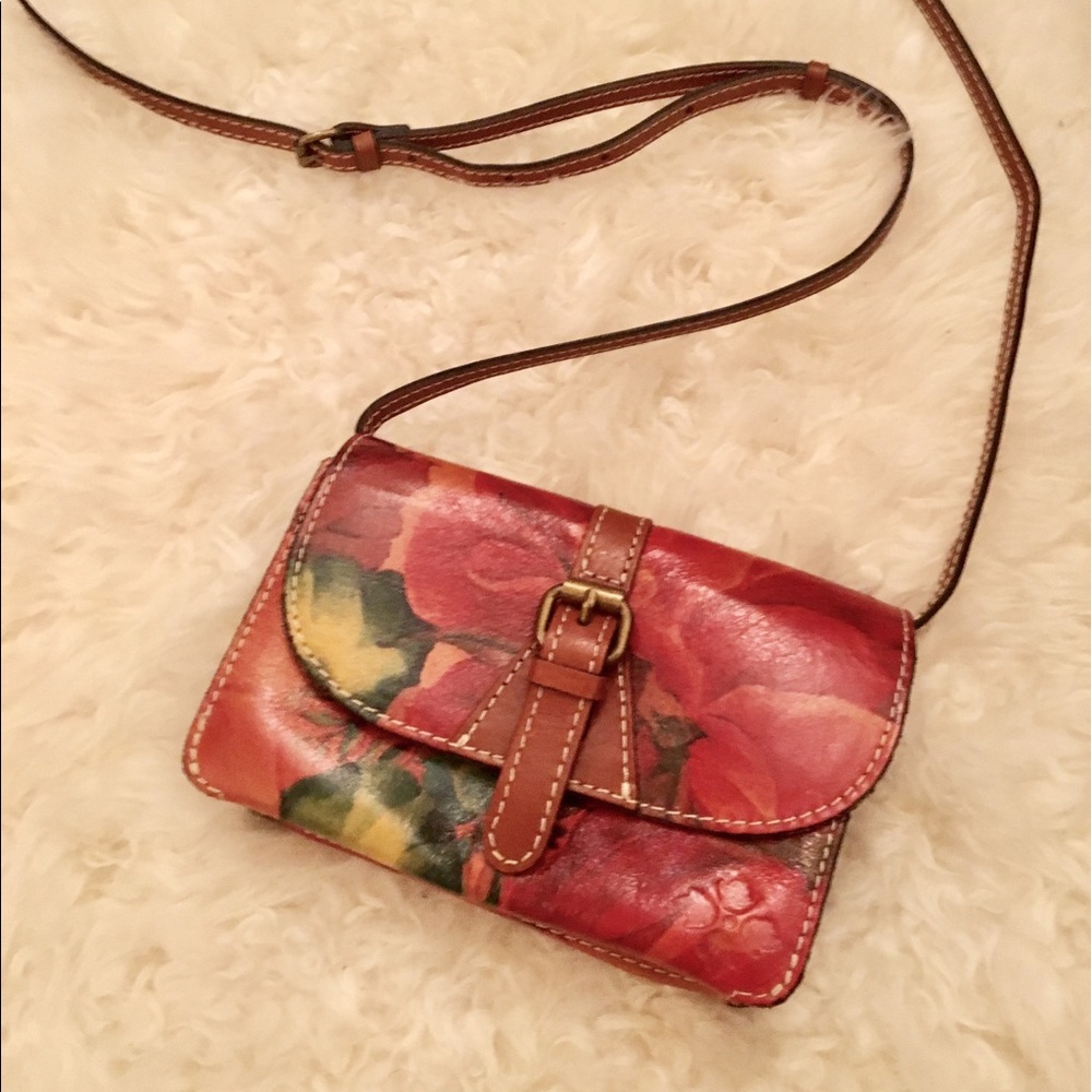 Patricia Nash 100% Italian leather Torri Crossbody