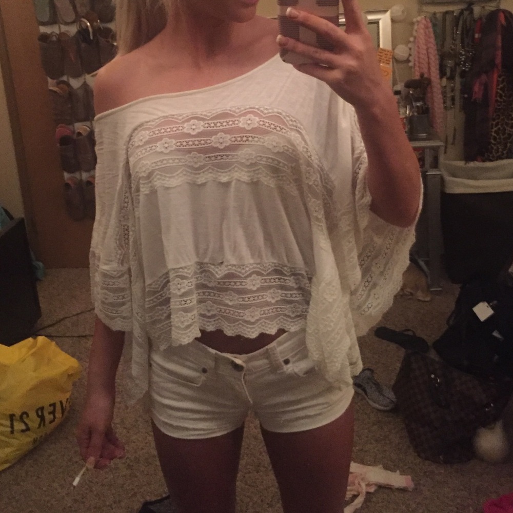 Off the shoulder blouse