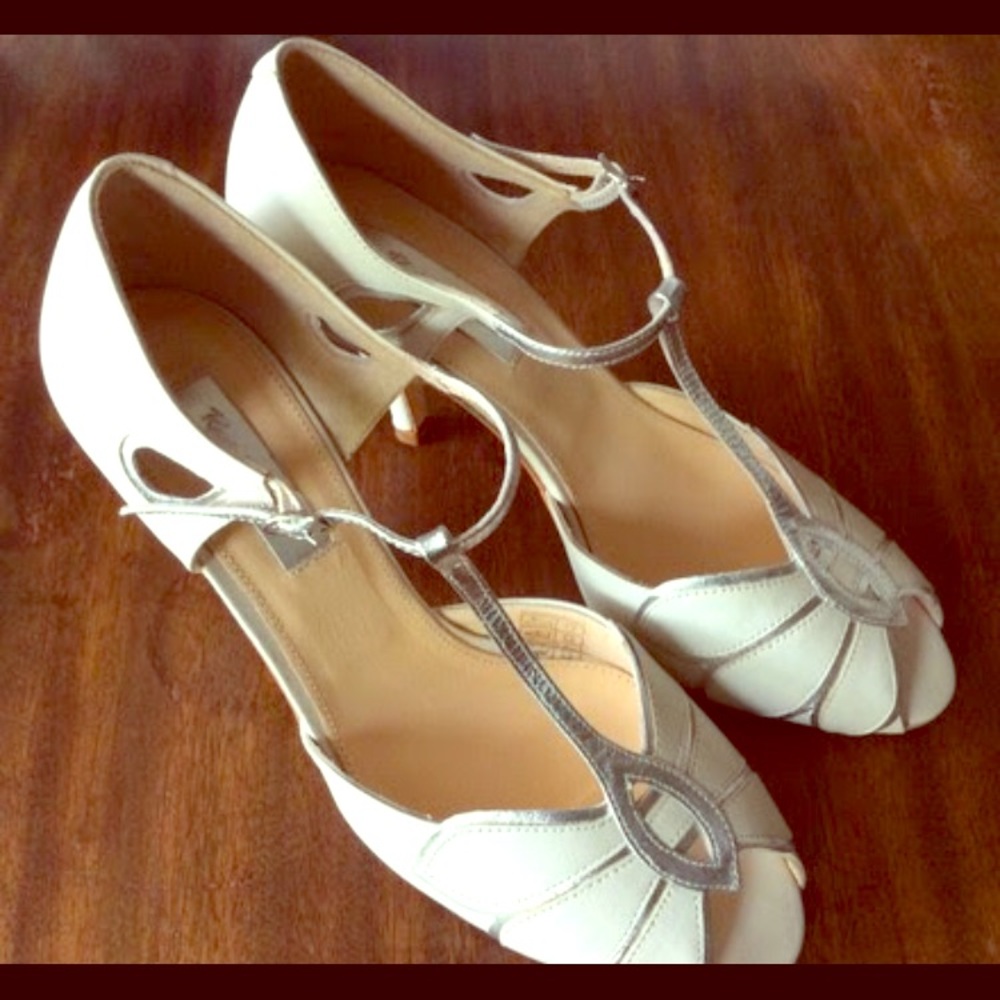 Rachel Simpson mimosa ivory pumps 38