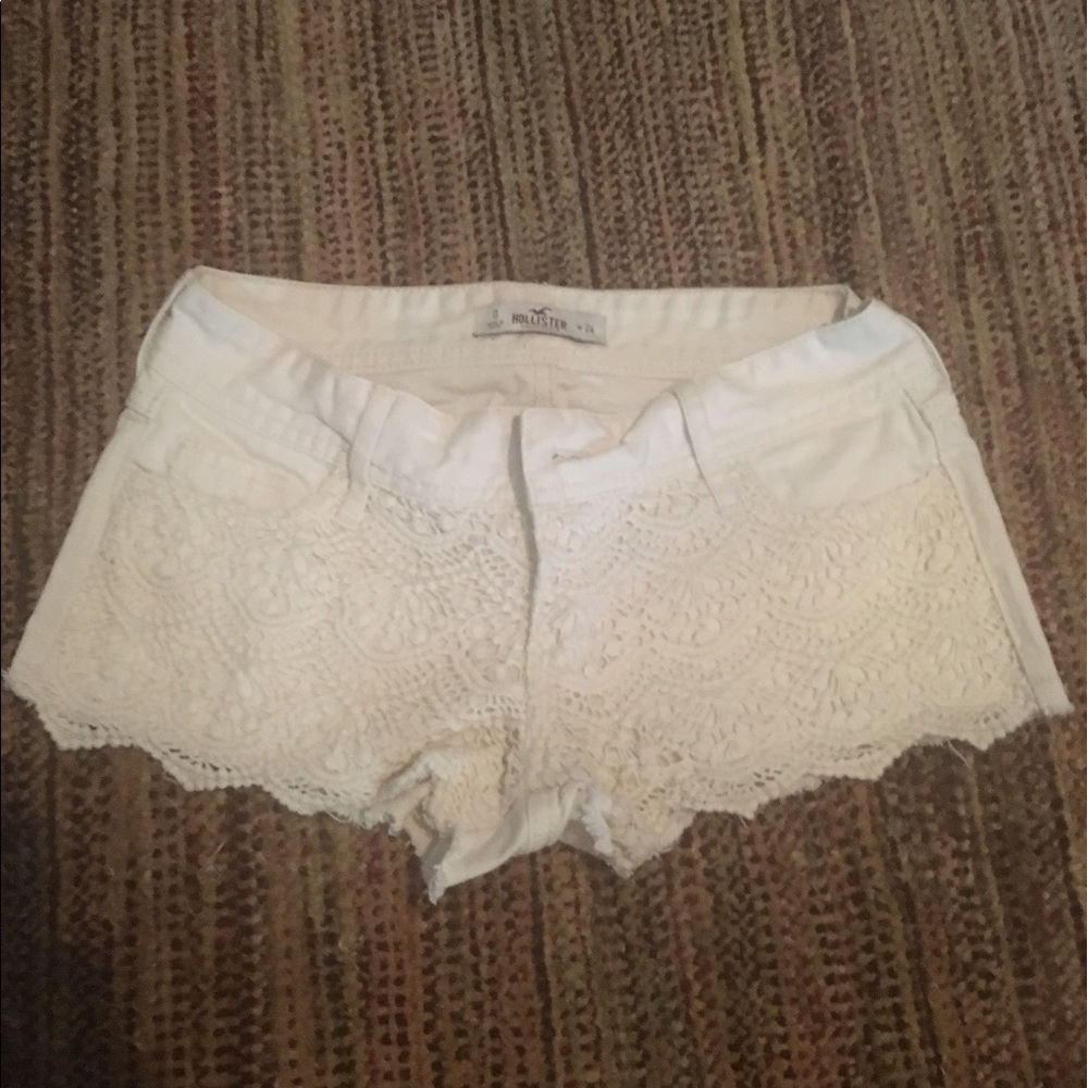 Hollister lace shorts
