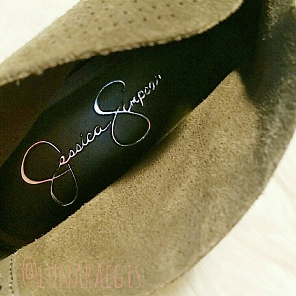 NWT!Jessica Simpson suede ankle bootiesSO SOFT!7.5 - Picture 6 of 6