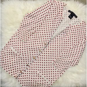 Marc by Marc Jacobs White Heart Cardigan