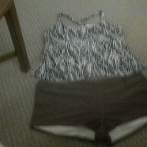 Plus size two piece swim suit