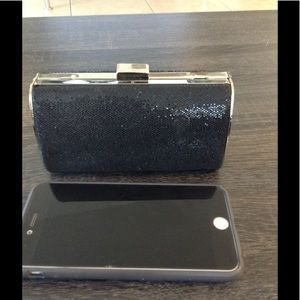 WOMEN CLUTCH PURSE WALLET HARD CASE