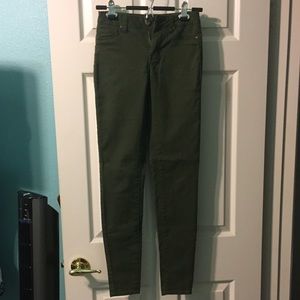 Olive Green Skinny jeans