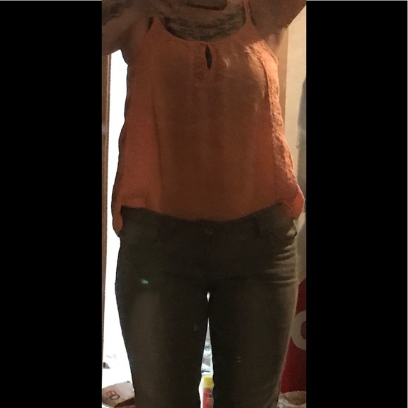 🐱Arizona tank in orange ! Super cute summer top - Picture 4 of 6