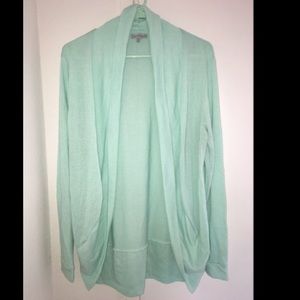 Mint green cardigan