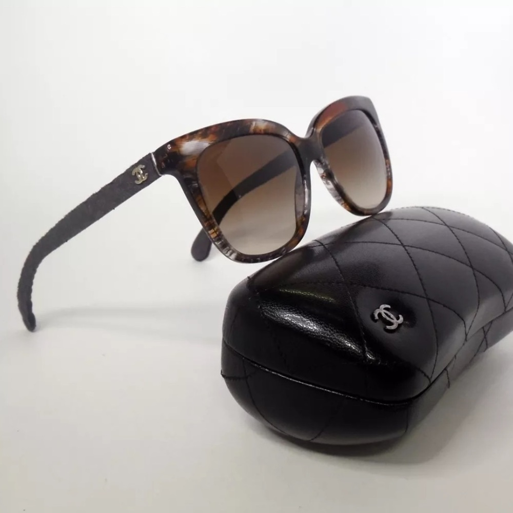 Chanel Summer Multi Brown Gradient Sunglasses