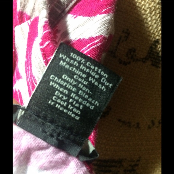 Ann Taylor Pink with Grey/White Sleeveless Top - Picture 5 of 5