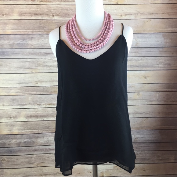 Sassy black spaghetti strap top - Picture 2 of 4