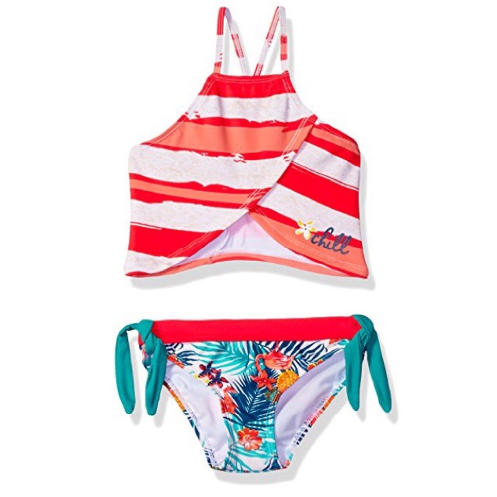 UPF 50+ Two piece tankini swimwear for girls