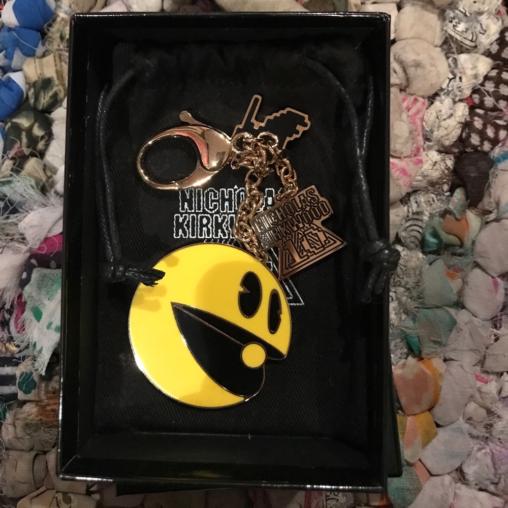 Nicholas kirkwood pac man keychain