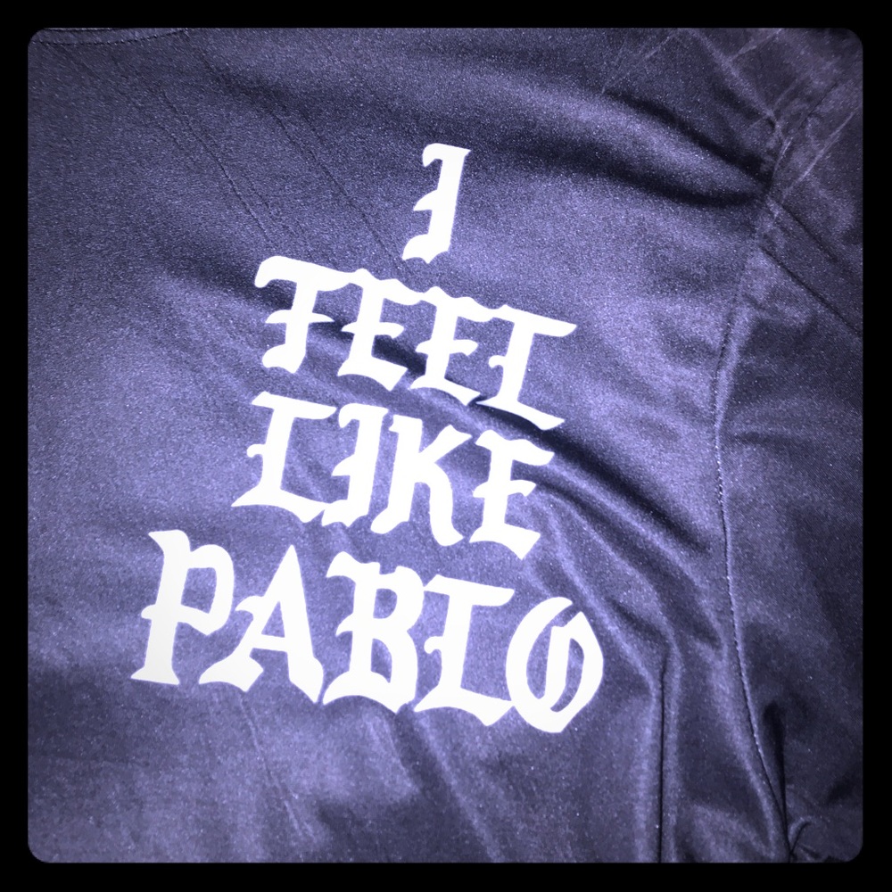 I Feel Like Pablo Black Silky T Shirt XL