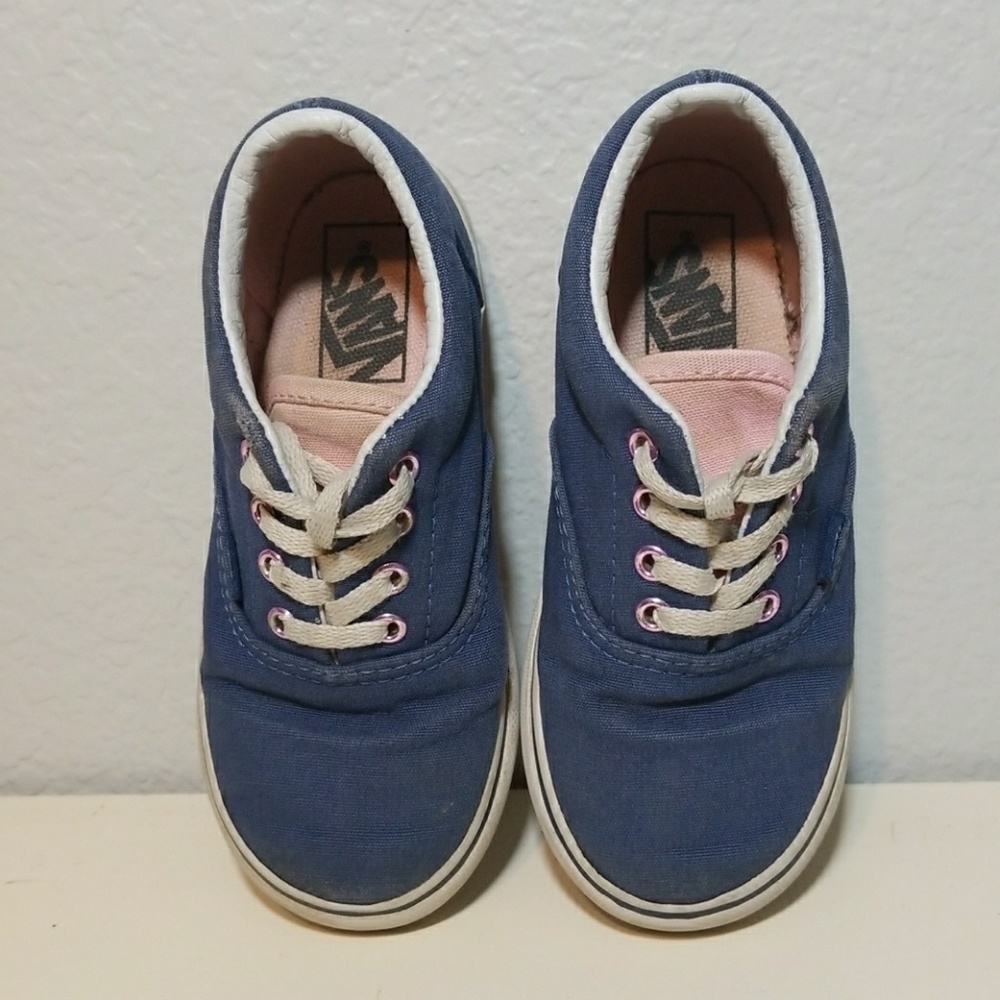 VANS Blue with light Pink inside/tongue