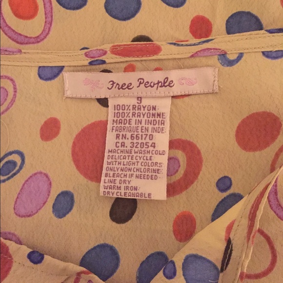 Free People circle print skirt - Picture 2 of 4