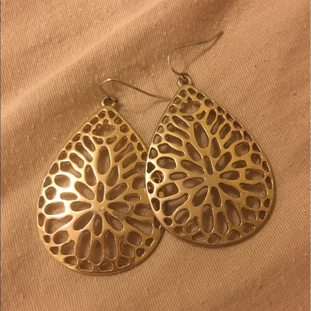 Gold Earring Set (2) - Picture 2 of 2
