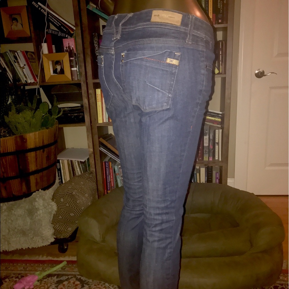 the divine rights of denim indigo skinny jean 26 - Picture 2 of 4