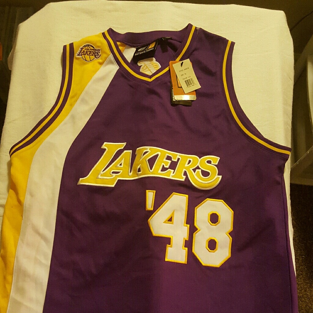 New Mens Lakers Jersey #48