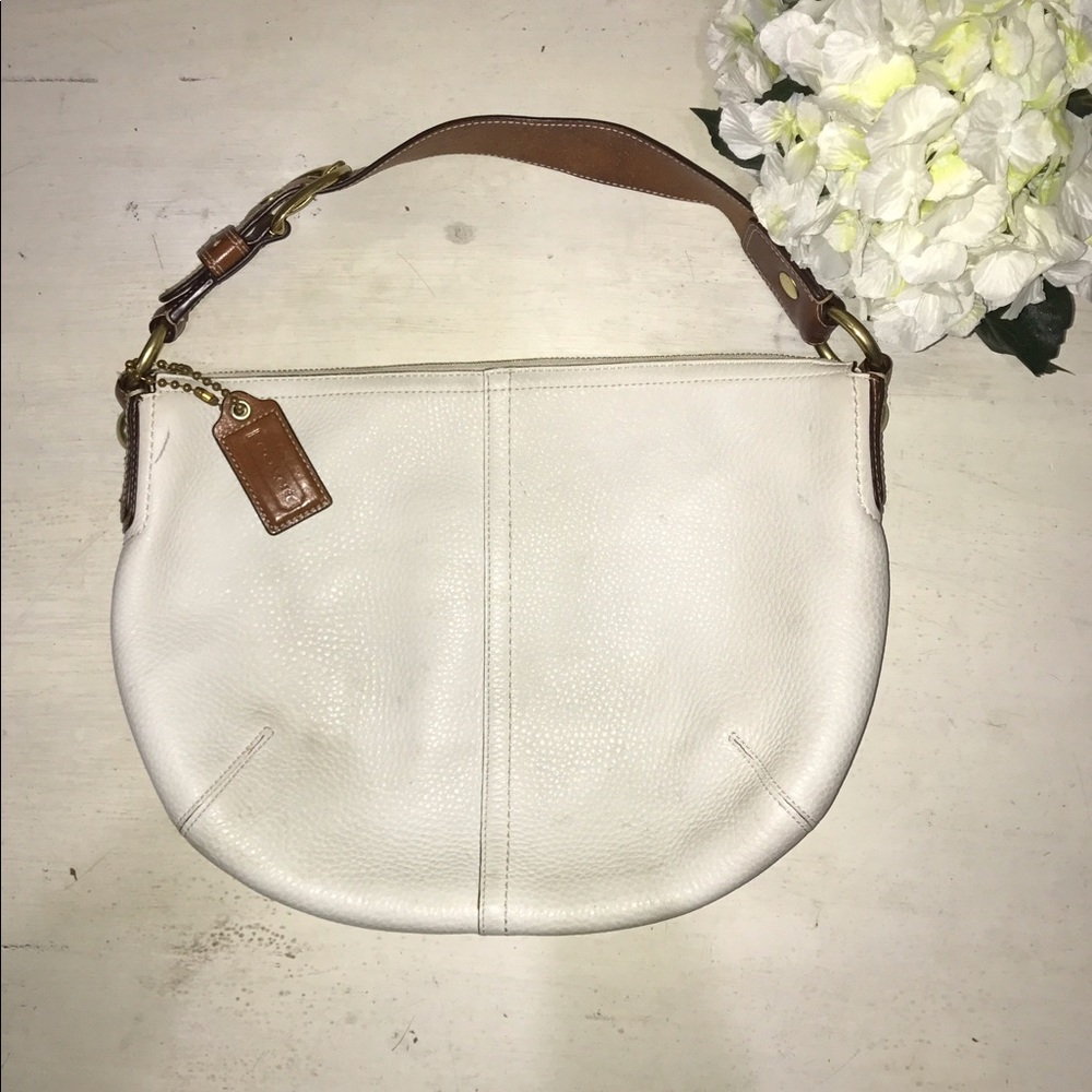 Coach Pebbled Leather Soho Hobo Handbag