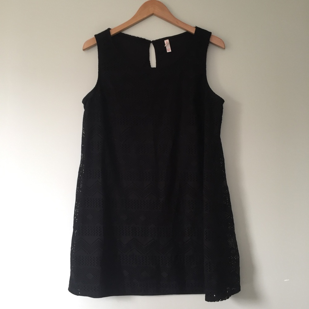 Black Patterned Dress