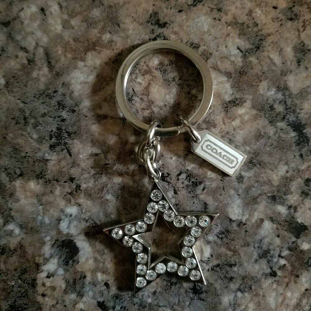 Coach Star Keychain