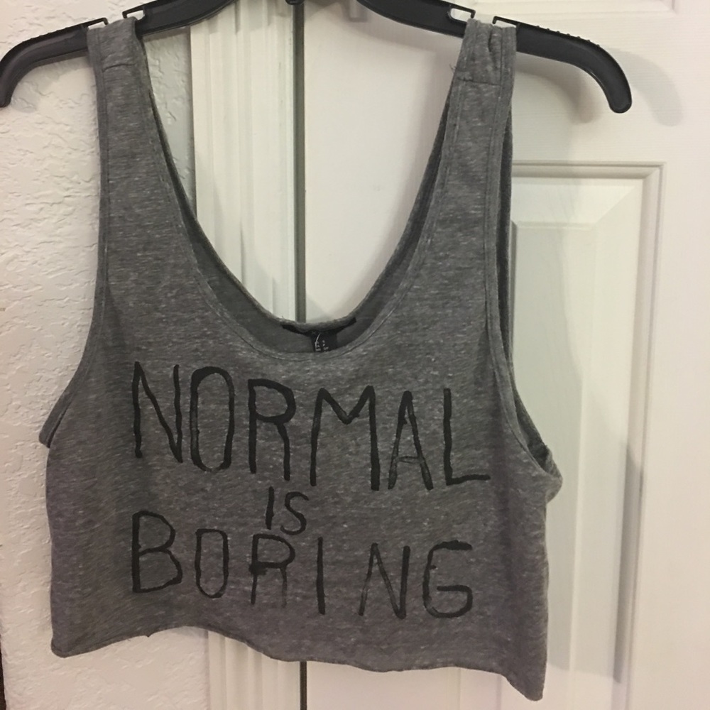 🇺🇸NWT XXI Forever 21 "Normal is Boring"