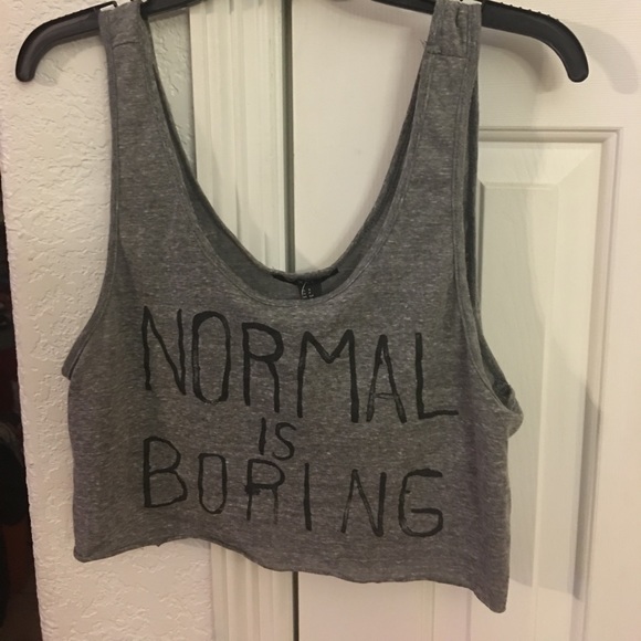🇺🇸NWT XXI Forever 21 "Normal is Boring" - Picture 2 of 8