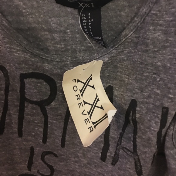 🇺🇸NWT XXI Forever 21 "Normal is Boring" - Picture 5 of 8