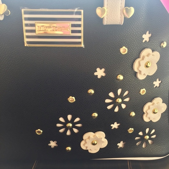 Betsey Johnson Budding Flowers Satchel - Picture 3 of 8