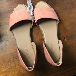 Brand new suede flats