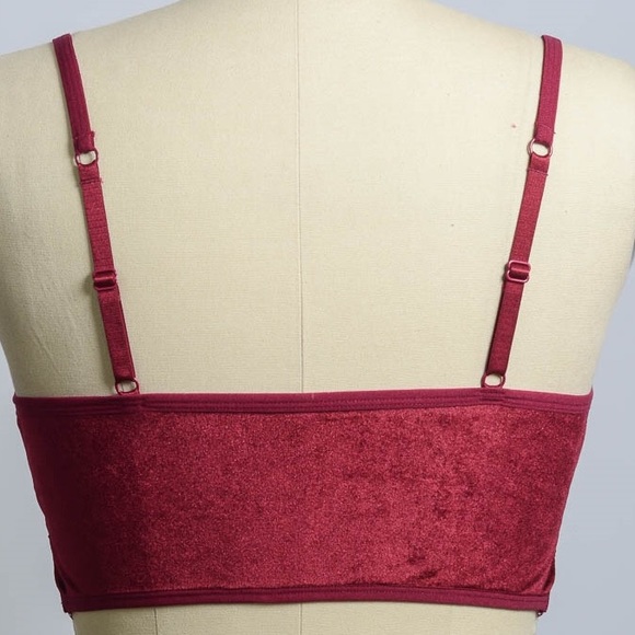 C A M I - velvet and lace - Picture 4 of 7