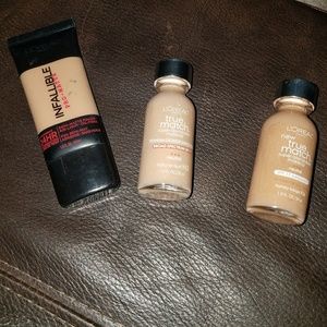 L'oreal foundations - Infallible + 2 True Match
