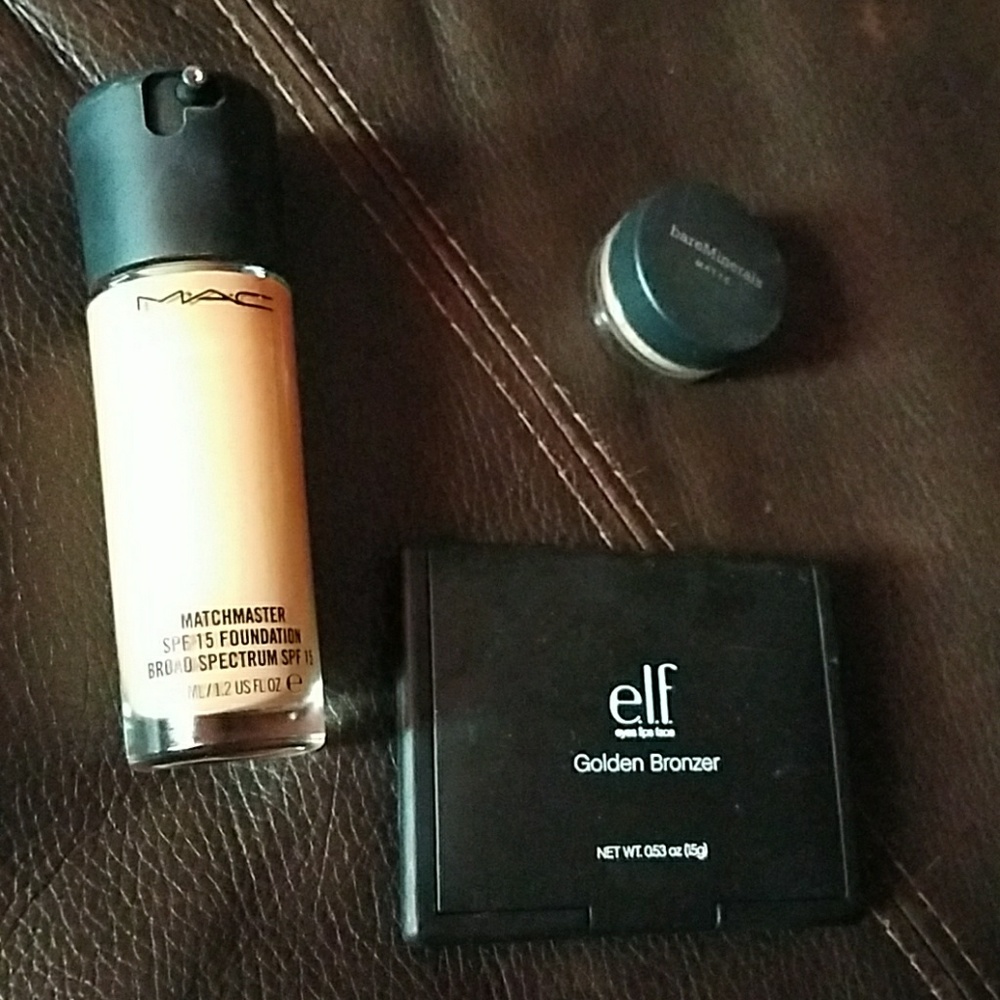 MAC matchmaster foundation + elf bronzer