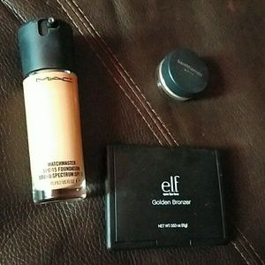 MAC matchmaster foundation + elf bronzer