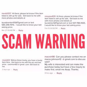 ⚠️Scam Warning⚠️ PLEASE SHARE