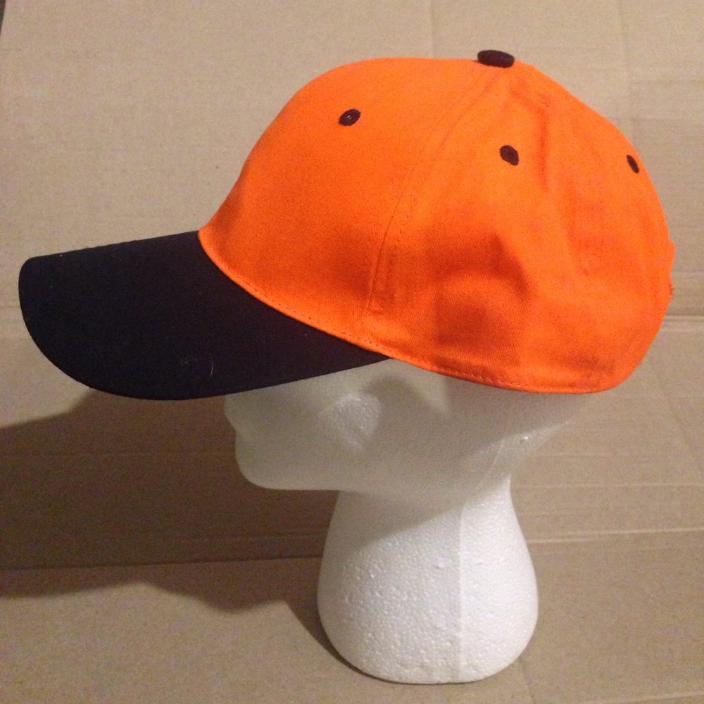 Neon Orange & Black Cap