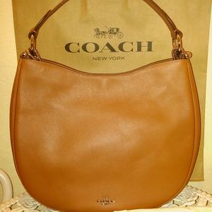 Brown authentic coach bag