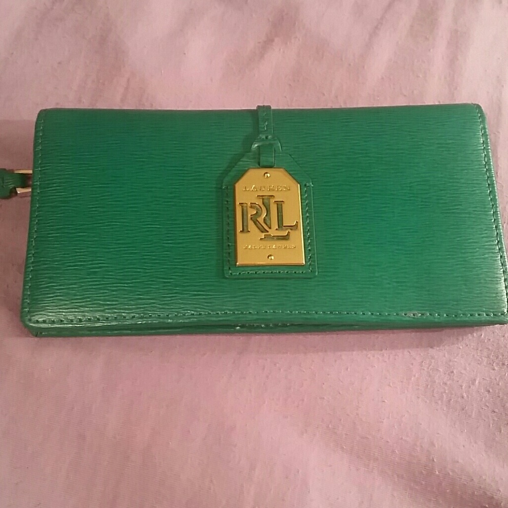 Lauren Ralph Lauren leather wallet.