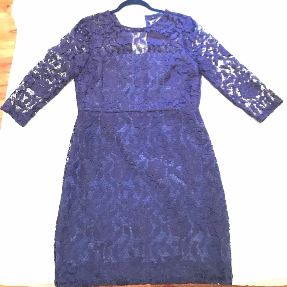 Navy Blue J.Crew Collection Dress