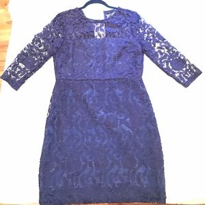 Navy Blue J.Crew Collection Dress