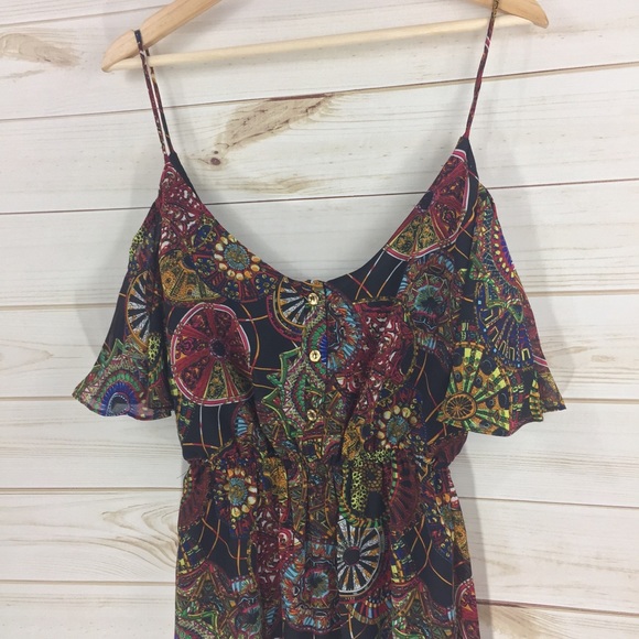 💛 CLEARANCE 💛 Multi Color High Low Summer Dress - Picture 5 of 8