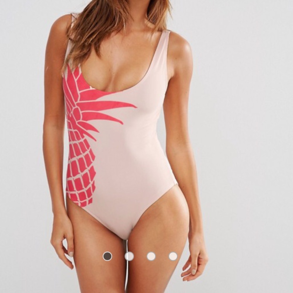Pineapple One Piece Swimsuit
