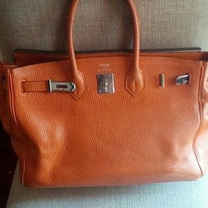 Hermes leather bag
