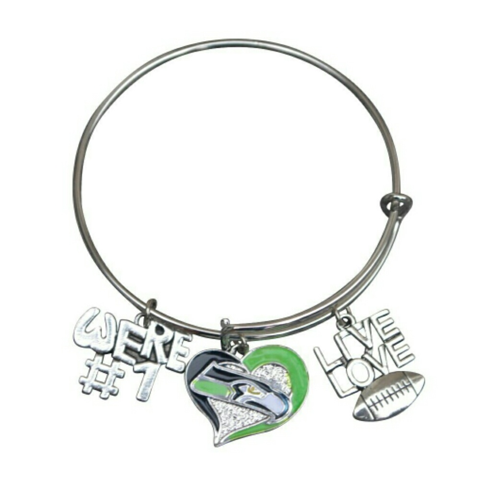 Seattle Seahawks Bracelet, Seahawks Jewelry