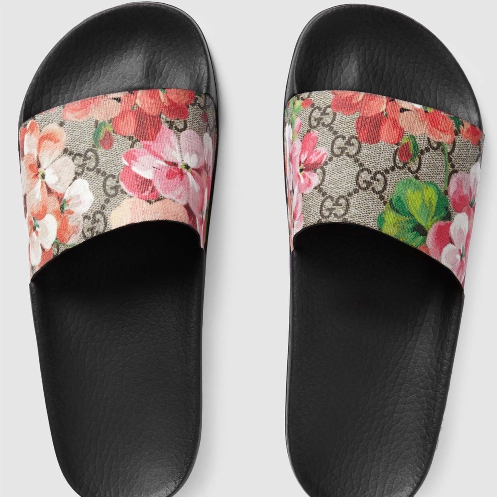 GG Bloom Supreme Slide Sandal - Gucci