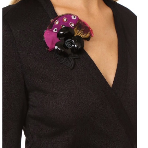 Diane Von Furstenberg Cybil wrap dress-  size 4 - Picture 2 of 7