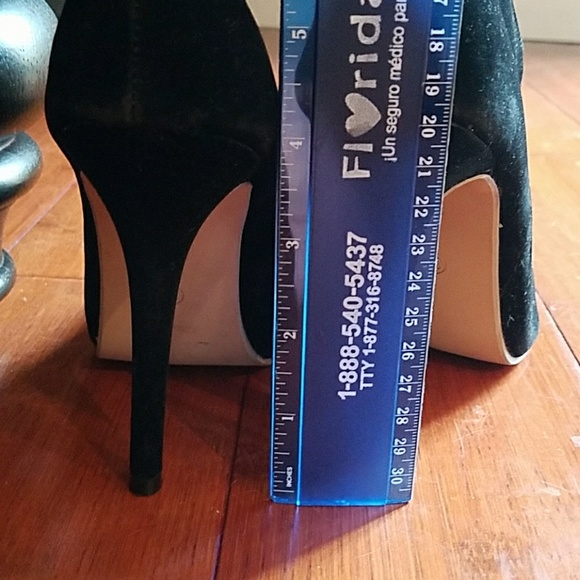 LAST CHANCE-Black Velvet Boot w/Gold Zipper Accnt - Picture 5 of 5