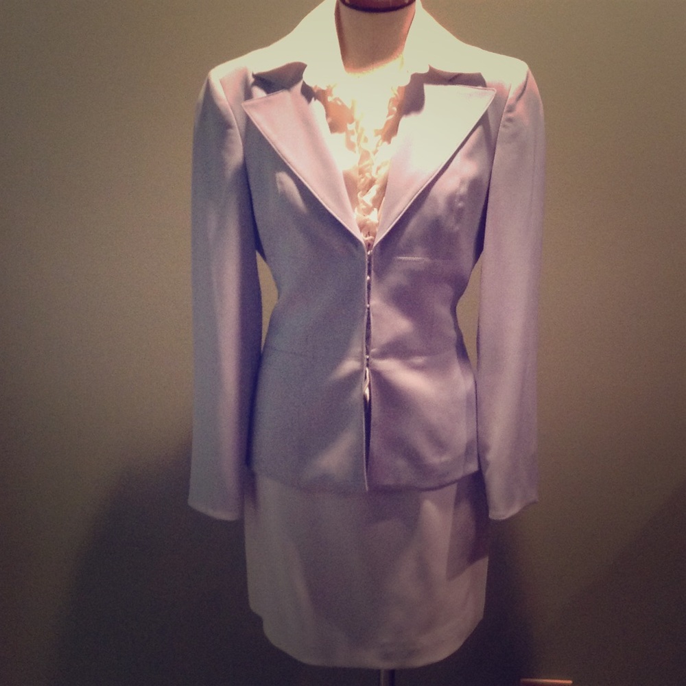 bebe jacket and skirt